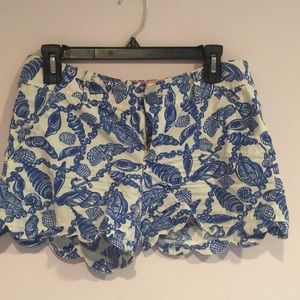 Lilly Pulitzer Scalloped Seashell Shorts
